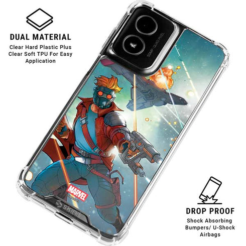 Marvel Star-Lord Galactic Showdown Moto G Power 5G (2024) Clear Case