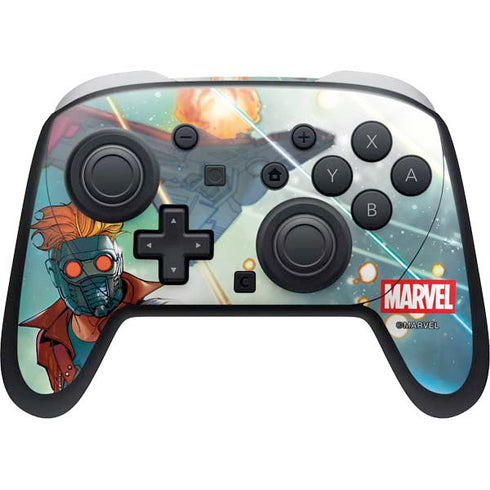 Marvel Star-Lord Galactic Showdown Nintendo Switch 2 (2025) Pro Controller Skin