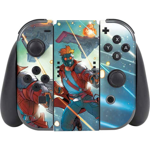 Marvel Star-Lord Galactic Showdown Nintendo Switch (2017-2021) Joy-Con Controller Skin
