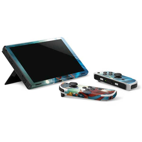 Marvel Star-Lord Galactic Showdown Nintendo Switch OLED (2021) Skin