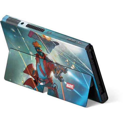 Marvel Star-Lord Galactic Showdown Nintendo Switch OLED (2021) Skin