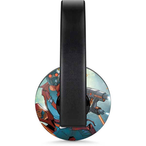 Marvel Star-Lord Galactic Showdown PlayStation 4 Gold Wireless Headset Skin