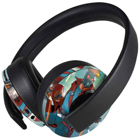 Marvel Star-Lord Galactic Showdown PlayStation 4 Gold Wireless Headset Skin