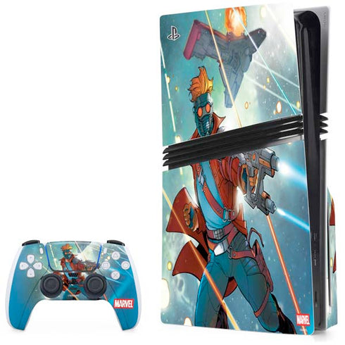 Marvel Star-Lord Galactic Showdown PS5 Pro Disk Bundle Skin
