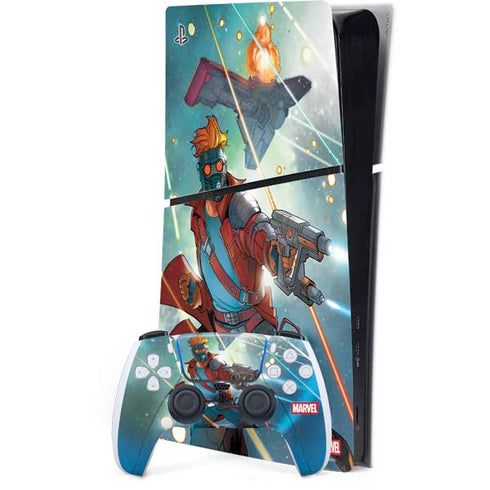 Marvel Star-Lord Galactic Showdown PS5 Slim Digital Edition Bundle Skin