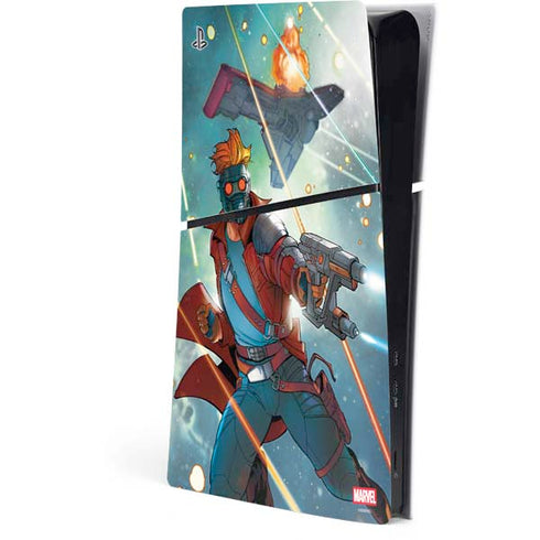Marvel Star-Lord Galactic Showdown PS5 Slim Digital Edition Console Skin