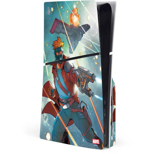 Marvel Star-Lord Galactic Showdown PS5 Slim Disk Console Skin