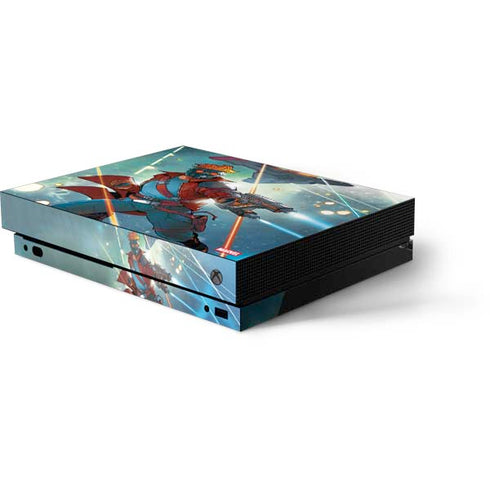 Marvel Star-Lord Galactic Showdown Xbox One X Console Skin