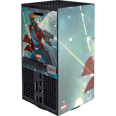 Marvel Star-Lord Galactic Showdown Xbox Series X Console Skin