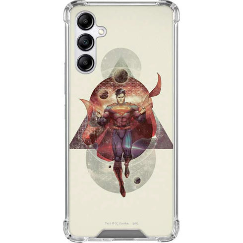 DC Comics Superman Galaxy Flying Gabb Phone 4 Clear Case