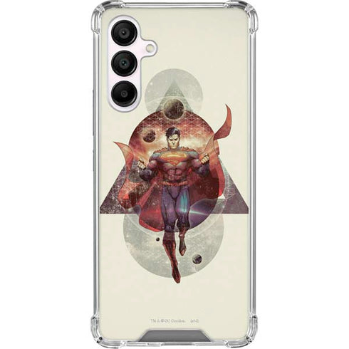 DC Comics Superman Galaxy Flying Galaxy A16 5G Clear Case
