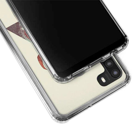 DC Comics Superman Galaxy Flying Galaxy A21 Clear Case