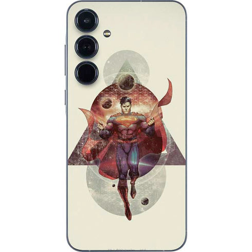 DC Comics Superman Galaxy Flying Galaxy A35 5G Skin