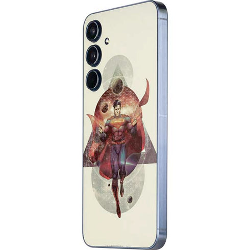 DC Comics Superman Galaxy Flying Galaxy A35 5G Skin