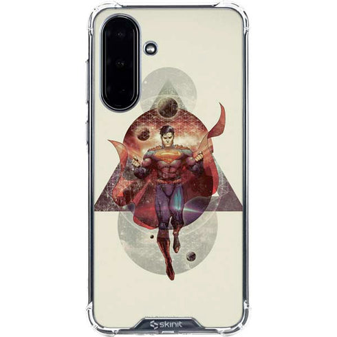 DC Comics Superman Galaxy Flying Galaxy A36 5G Clear Case