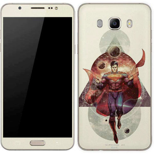 DC Comics Superman Galaxy Flying Galaxy J7 Skin