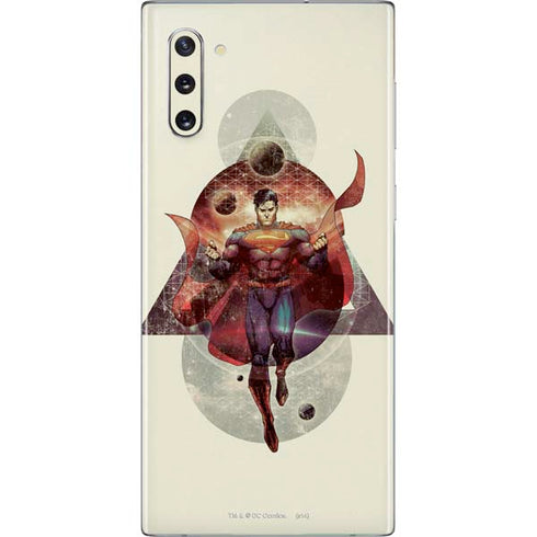DC Comics Superman Galaxy Flying Galaxy Note 10 Skin