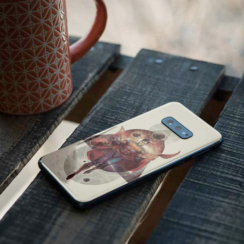 DC Comics Superman Galaxy Flying Galaxy S10e Skin