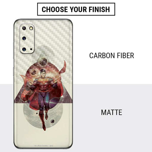 DC Comics Superman Galaxy Flying Galaxy S20 Skin