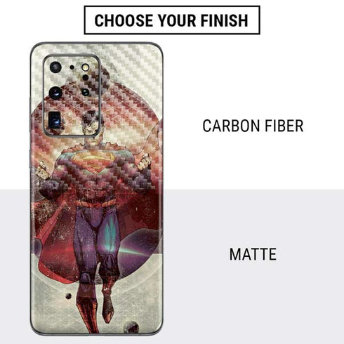 DC Comics Superman Galaxy Flying Galaxy S20 Ultra 5G Skin