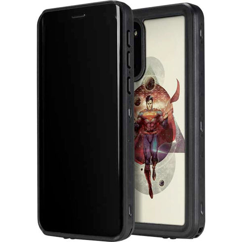 DC Comics Superman Galaxy Flying Galaxy S20 Waterproof Case