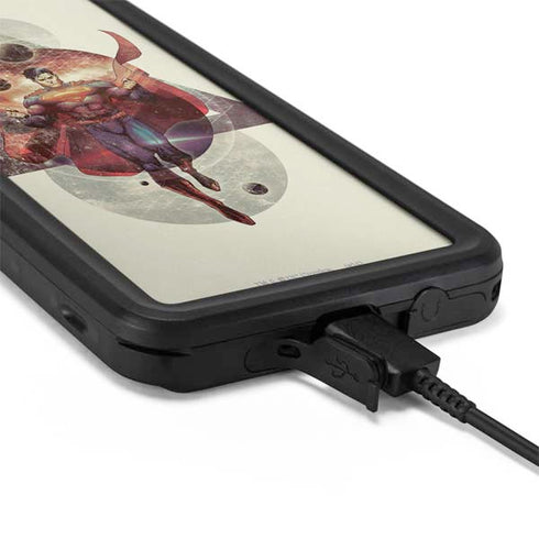 DC Comics Superman Galaxy Flying Galaxy S20 Waterproof Case