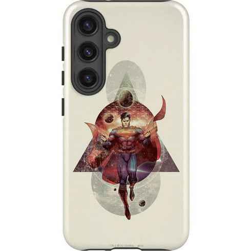 DC Comics Superman Galaxy Flying Galaxy S25 Impact Case
