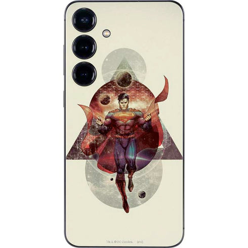 DC Comics Superman Galaxy Flying Galaxy S24 Skin