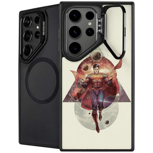 DC Comics Superman Galaxy Flying Galaxy S25 Ultra Kickstand Case