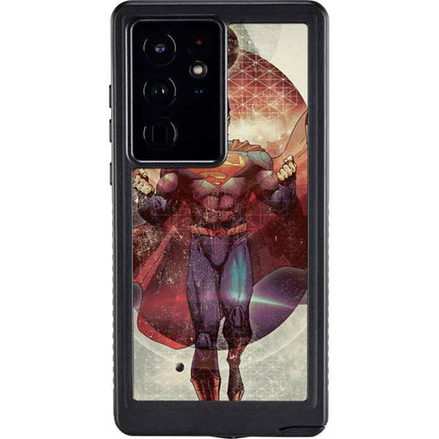 DC Comics Superman Galaxy Flying Galaxy S24 Ultra Waterproof Case