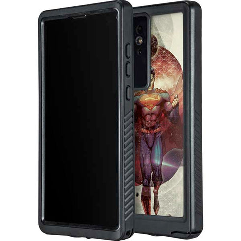 DC Comics Superman Galaxy Flying Galaxy S24 Ultra Waterproof Case