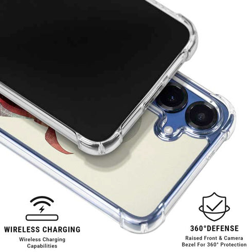 DC Comics Superman Galaxy Flying Galaxy S25 Plus Clear Case