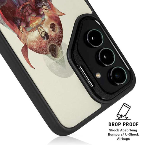 DC Comics Superman Galaxy Flying Galaxy S26 Plus Kickstand Case