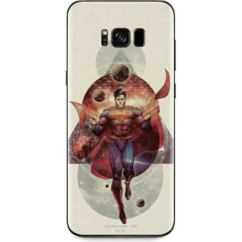 DC Comics Superman Galaxy Flying Galaxy S8 Skin
