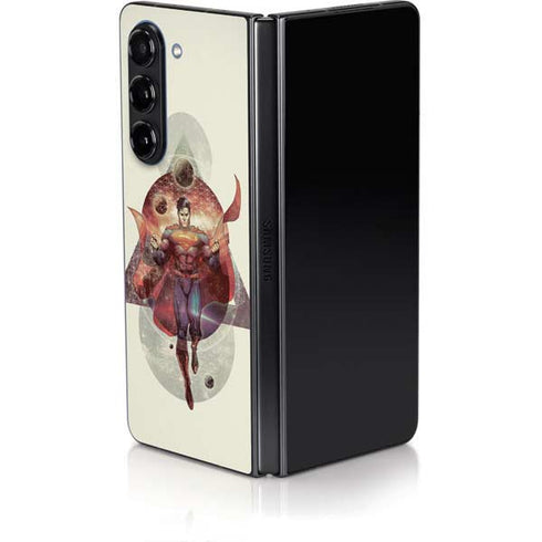 DC Comics Superman Galaxy Flying Galaxy Z Fold5 5G Skin