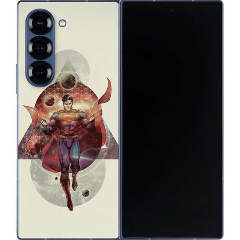 DC Comics Superman Galaxy Flying Galaxy Z Fold6 Skin