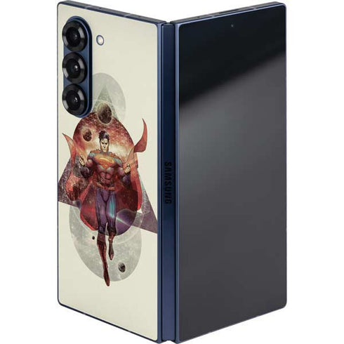 DC Comics Superman Galaxy Flying Galaxy Z Fold6 Skin