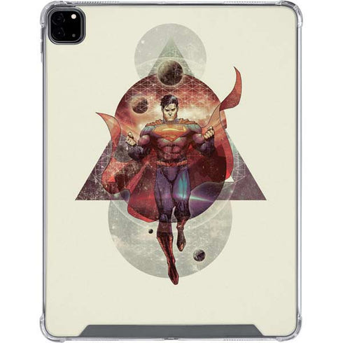 DC Comics Superman Galaxy Flying iPad Pro 12.9in (2020) Clear Case