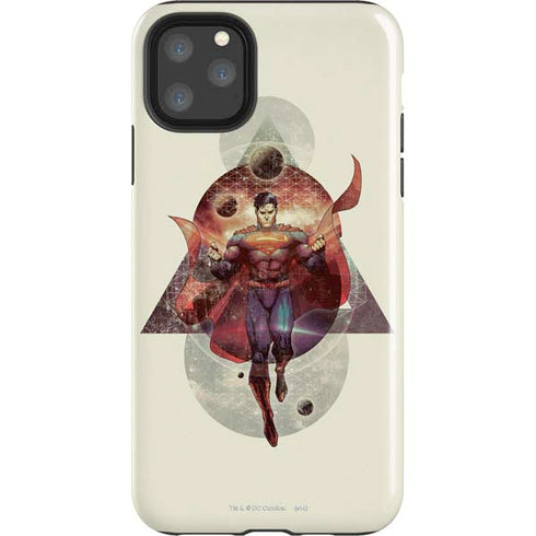 DC Comics Superman Galaxy Flying iPhone 11 Pro Max Impact Case