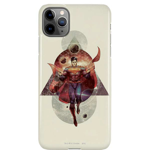 DC Comics Superman Galaxy Flying iPhone Cases