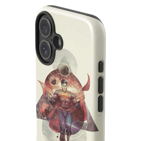 DC Comics Superman Galaxy Flying iPhone 16 Plus Impact Case