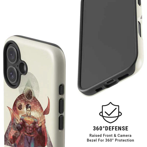 DC Comics Superman Galaxy Flying iPhone 16 Plus Magsafe Impact Case