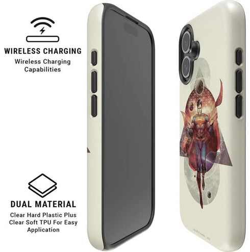 DC Comics Superman Galaxy Flying iPhone 16 Plus Magsafe Impact Case