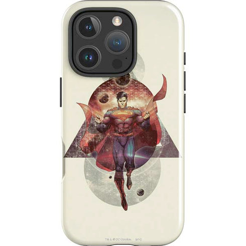 DC Comics Superman Galaxy Flying iPhone 16 Pro Impact Case