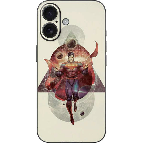 DC Comics Superman Galaxy Flying iPhone 16 Skin