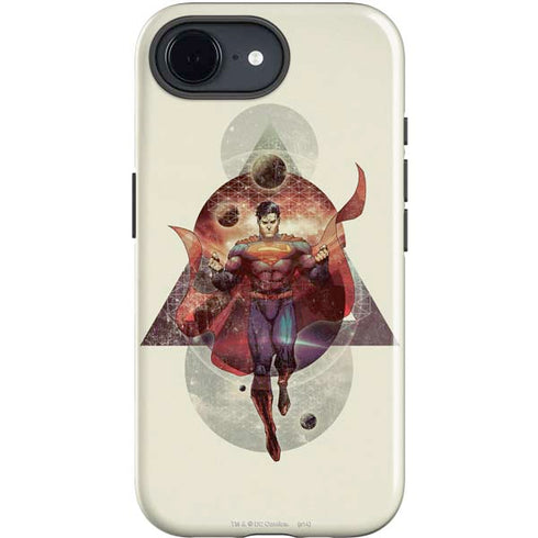 DC Comics Superman Galaxy Flying iPhone 16e Impact Case