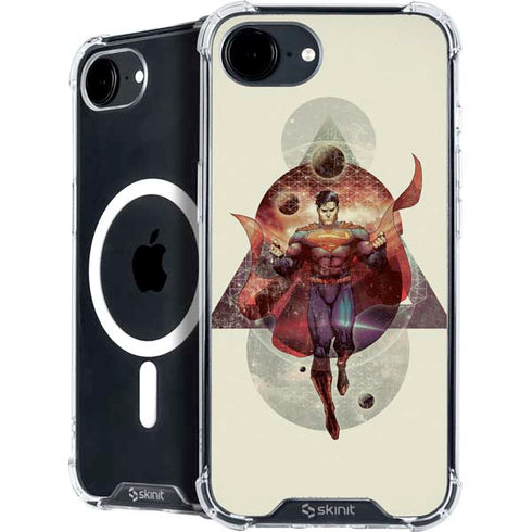 DC Comics Superman Galaxy Flying iPhone 16e MagSafe Case