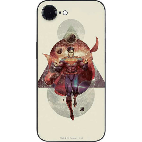 DC Comics Superman Galaxy Flying iPhone 16e Skin