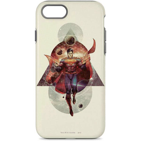 DC Comics Superman Galaxy Flying iPhone Cases