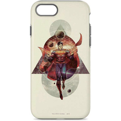 DC Comics Superman Galaxy Flying iPhone 8 Pro Case